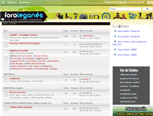 Tablet Screenshot of foroleganes.com